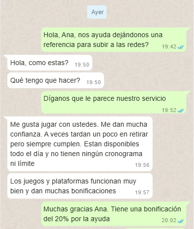 Referencia de cliente 1