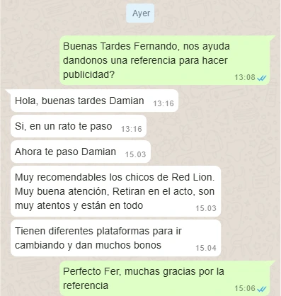 Referencia de cliente 2