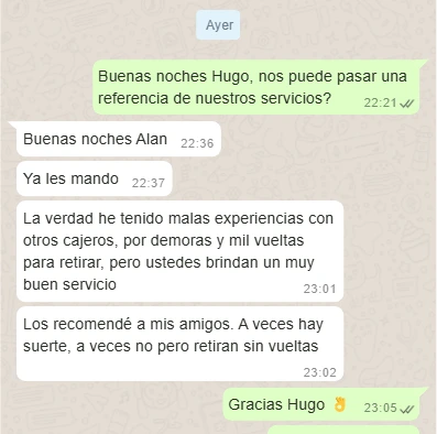 Referencia de cliente 5